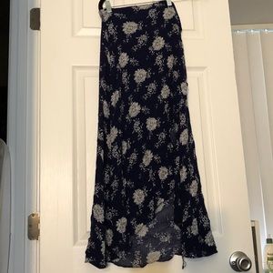 Floral-Print Skirt